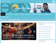Tablet Screenshot of eurovision-quotidien.com